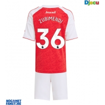 Arsenal Martin Zubimendi #36 Domaci Dres za djecu 2025-26 Kratak Rukav (+ Kratke hlače)